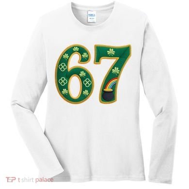 6-7 Meme St Patrick's Celtic 67 Women's Long Sleeve Shirt