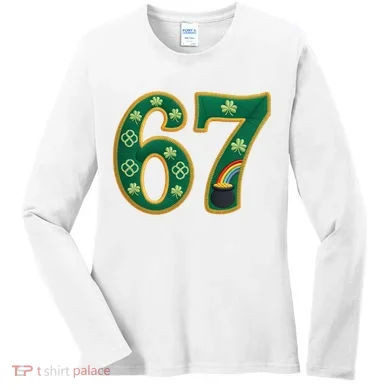 6-7 Meme St Patrick's Celtic 67 Women's Long Sleeve Shirt