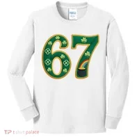 6-7 Meme St Patrick's Celtic 67 Kids Long Sleeve Shirt thumb 0