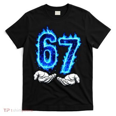 6-7 Meme Six Seven 67 Hands Meme Funny T-Shirt