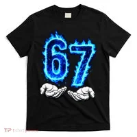 6-7 Meme Six Seven 67 Hands Meme Funny T-Shirt thumb 0