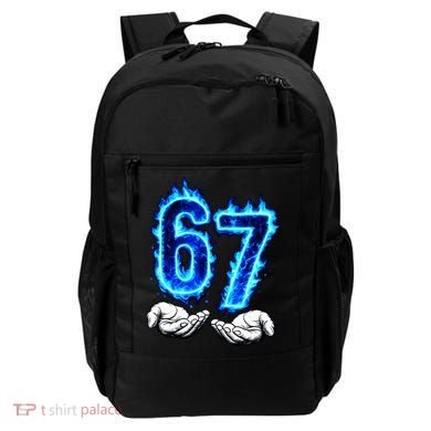 6-7 Meme Six Seven 67 Hands Meme Funny Backpack