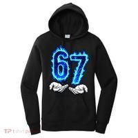 6-7 Meme Six Seven 67 Hands Meme Funny Women's Hoodie thumb 0