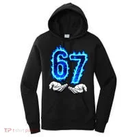6-7 Meme Six Seven 67 Hands Meme Funny Women's Hoodie thumb 0