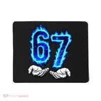6-7 Meme Six Seven 67 Hands Meme Funny Mousepad thumb 0