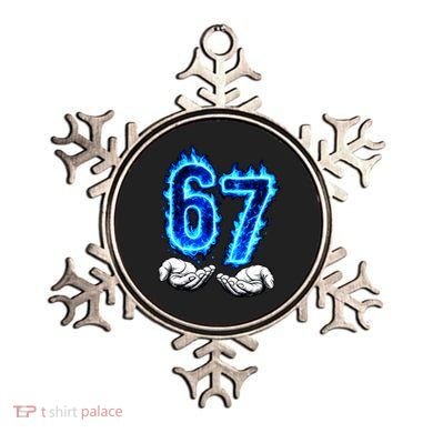 6-7 Meme Six Seven 67 Hands Meme Funny Ornament