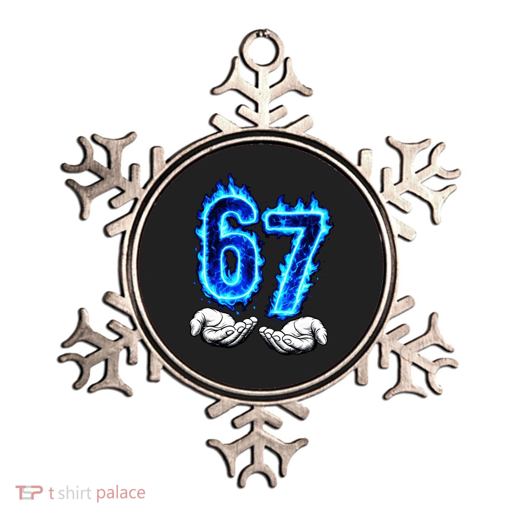 6-7 Meme Six Seven 67 Hands Meme Funny Ornament