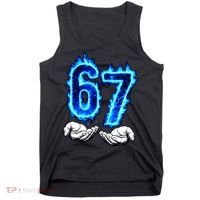 6-7 Meme Six Seven 67 Hands Meme Funny Tank Top thumb 0