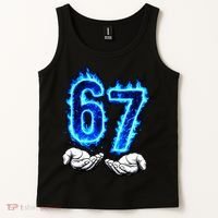 6-7 Meme Six Seven 67 Hands Meme Funny Tank Top thumb 2