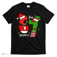 67 Meme Six Seven Christmas Santa Elf Funny T-Shirt thumb 0
