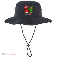 67 Meme Six Seven Christmas Santa Elf Funny Bucket Hat thumb 0