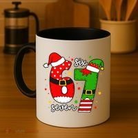 67 Meme Six Seven Christmas Santa Elf Funny Coffee Mug thumb 4