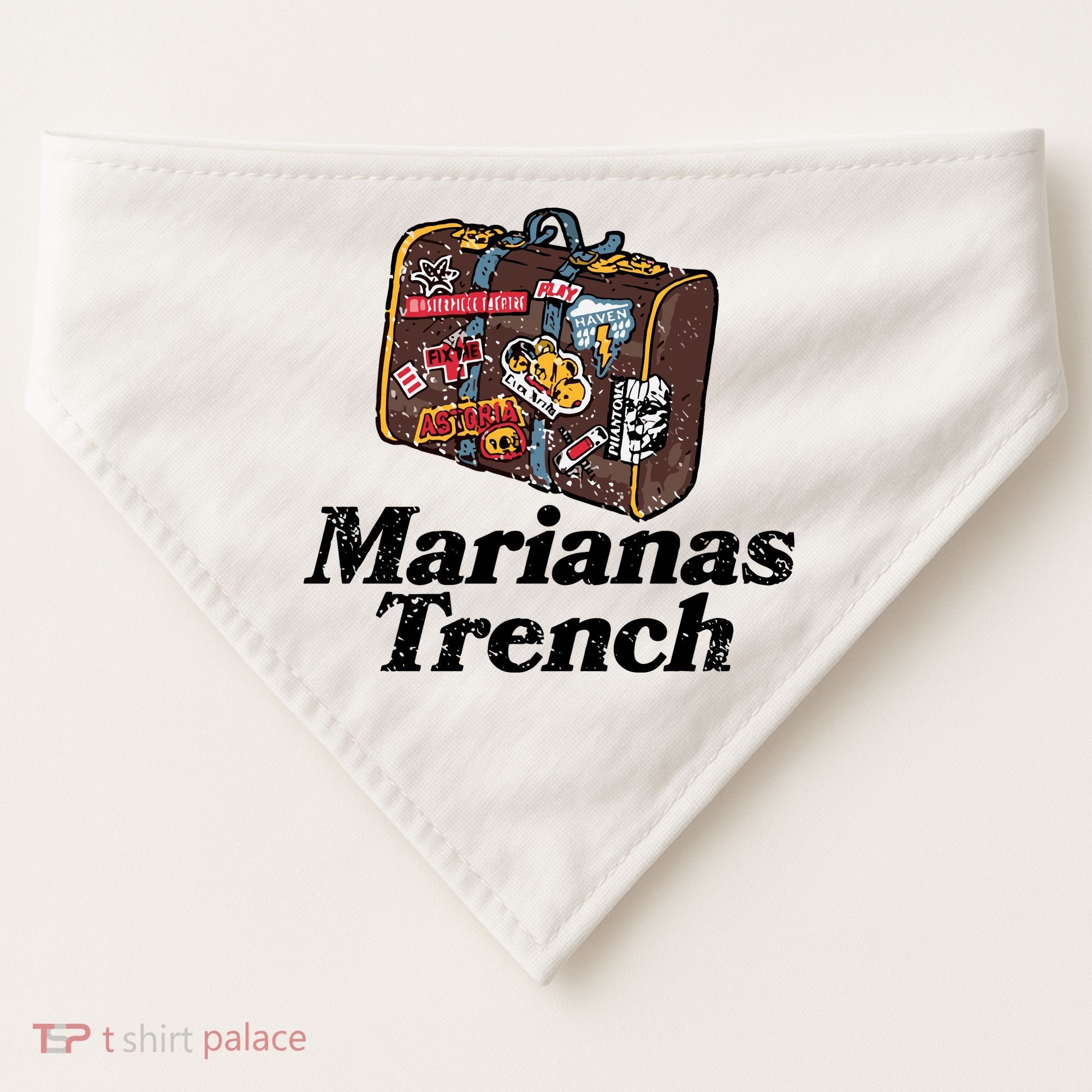 604shop Marianas Trench Mt Eras USA-Made Doggie Bandana