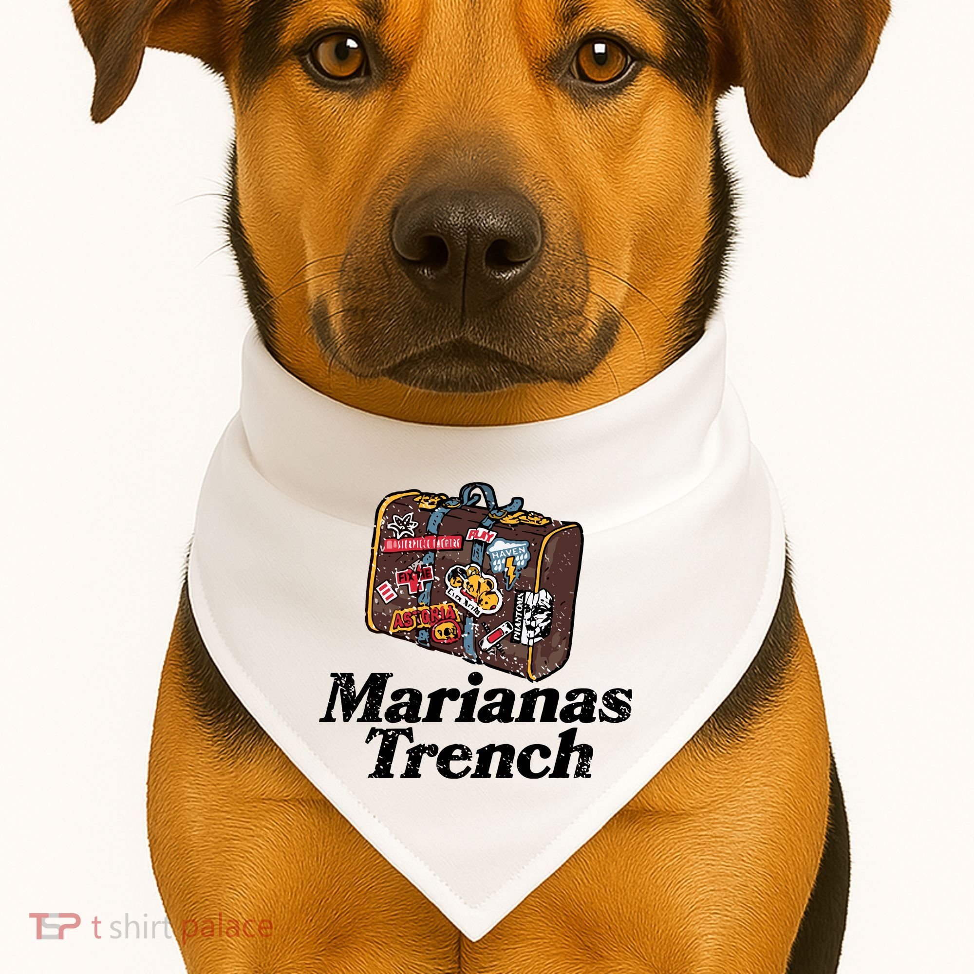604shop Marianas Trench Mt Eras USA-Made Doggie Bandana