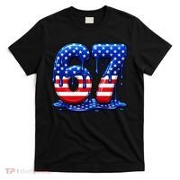 6-7 Meme USA Stars Patriotic 67 Six Seven 4th Of July T-Shirt thumb 0