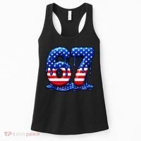 6-7 Meme USA Stars Patriotic 67 Six Seven 4th Of July Women's Tank Top thumb 0