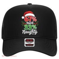 67% Nice 33% Naughty Christmas 67 Meme Funny Hat thumb 0