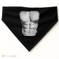 6 Pack Abs USA-Made Doggie Bandana thumb 0