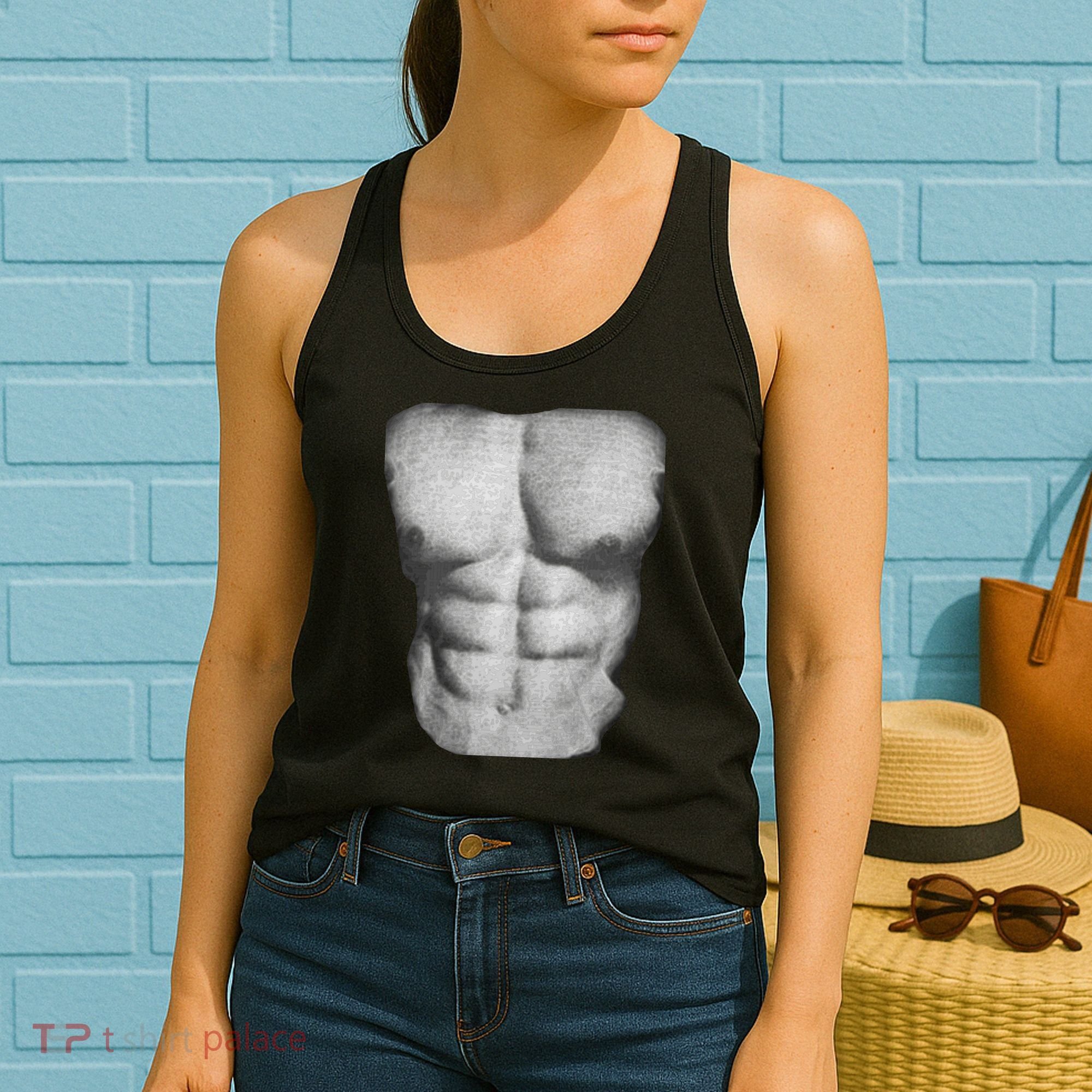 6 Pack Abs Women's Tank Top