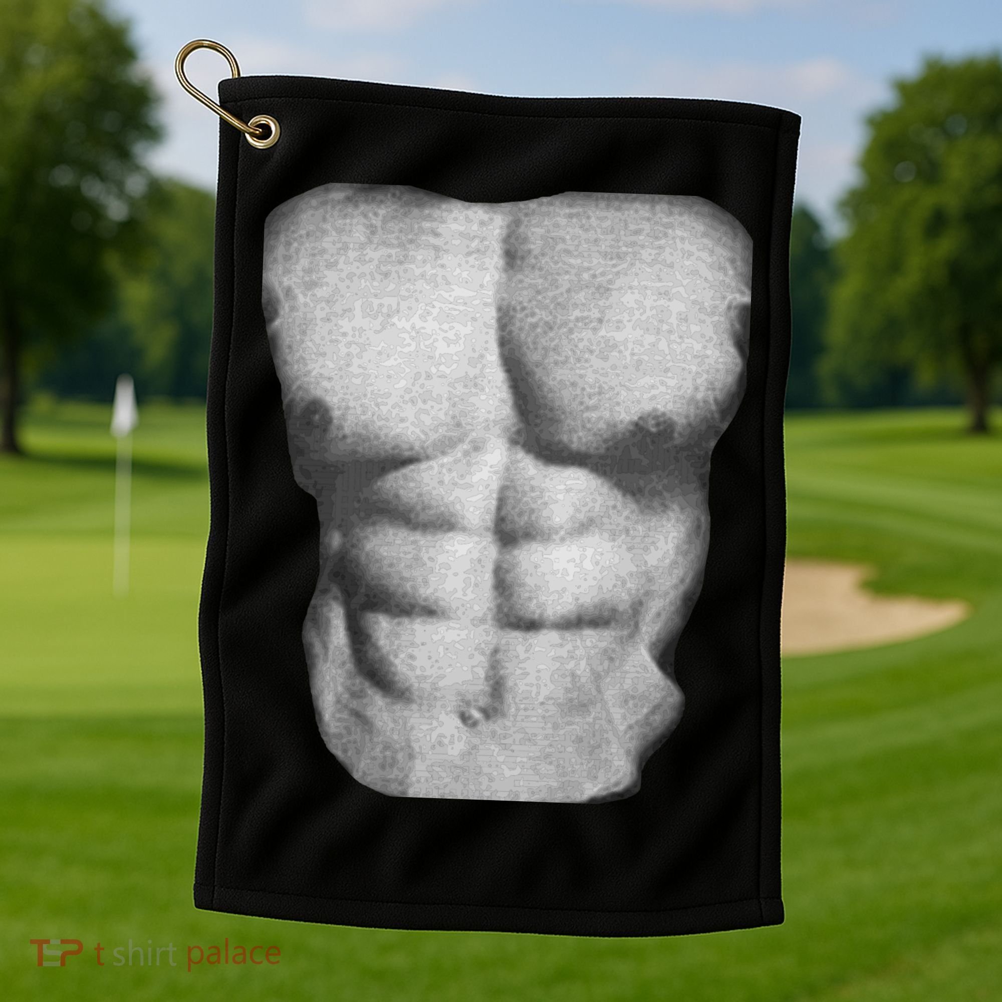 6 Pack Abs Golf Towel