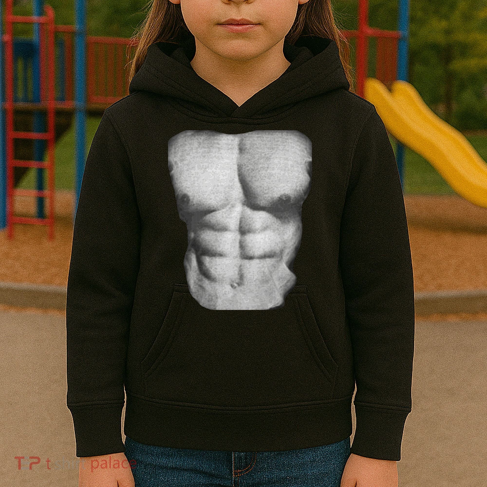 6 Pack Abs Kids Hoodie