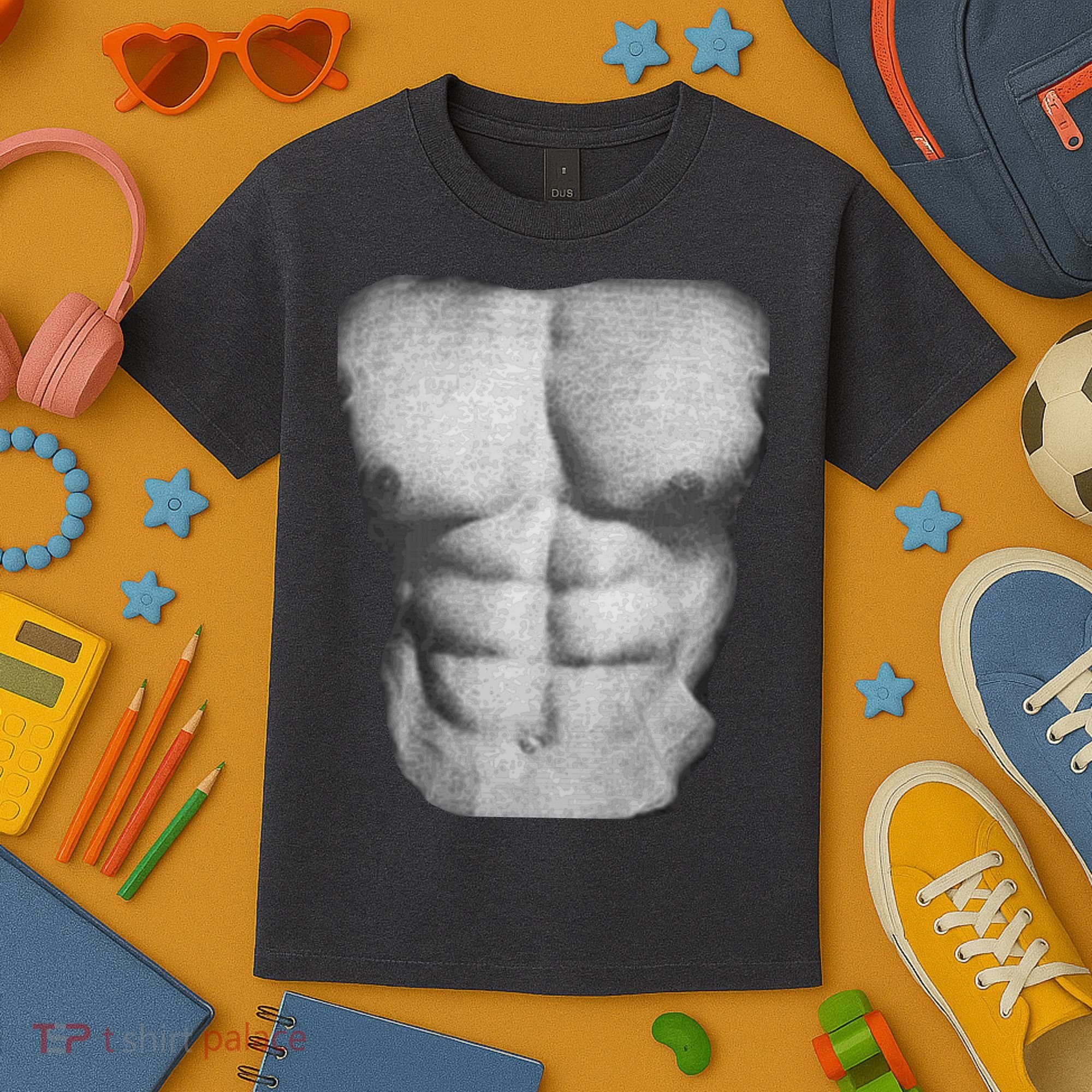 6 Pack Abs Kids T-Shirt