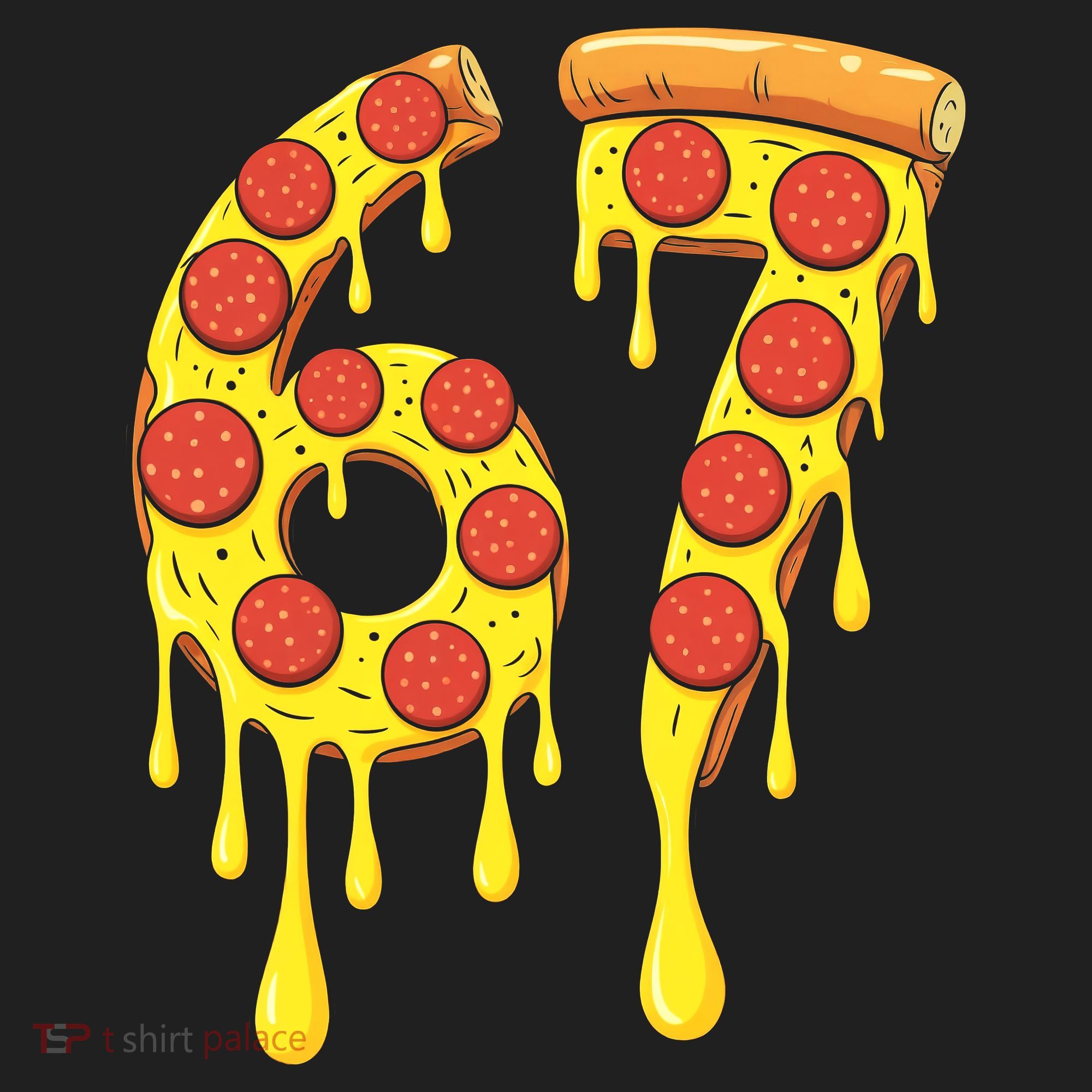 67 Pizza Slice School 6-7 Six Seven Meme Women's Sweatshirt