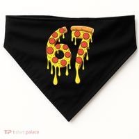 67 Pizza Slice School 6-7 Six Seven Meme USA-Made Doggie Bandana thumb 0