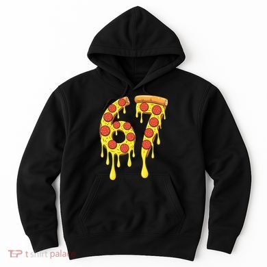 67 Pizza Slice School 6-7 Six Seven Meme Hoodie