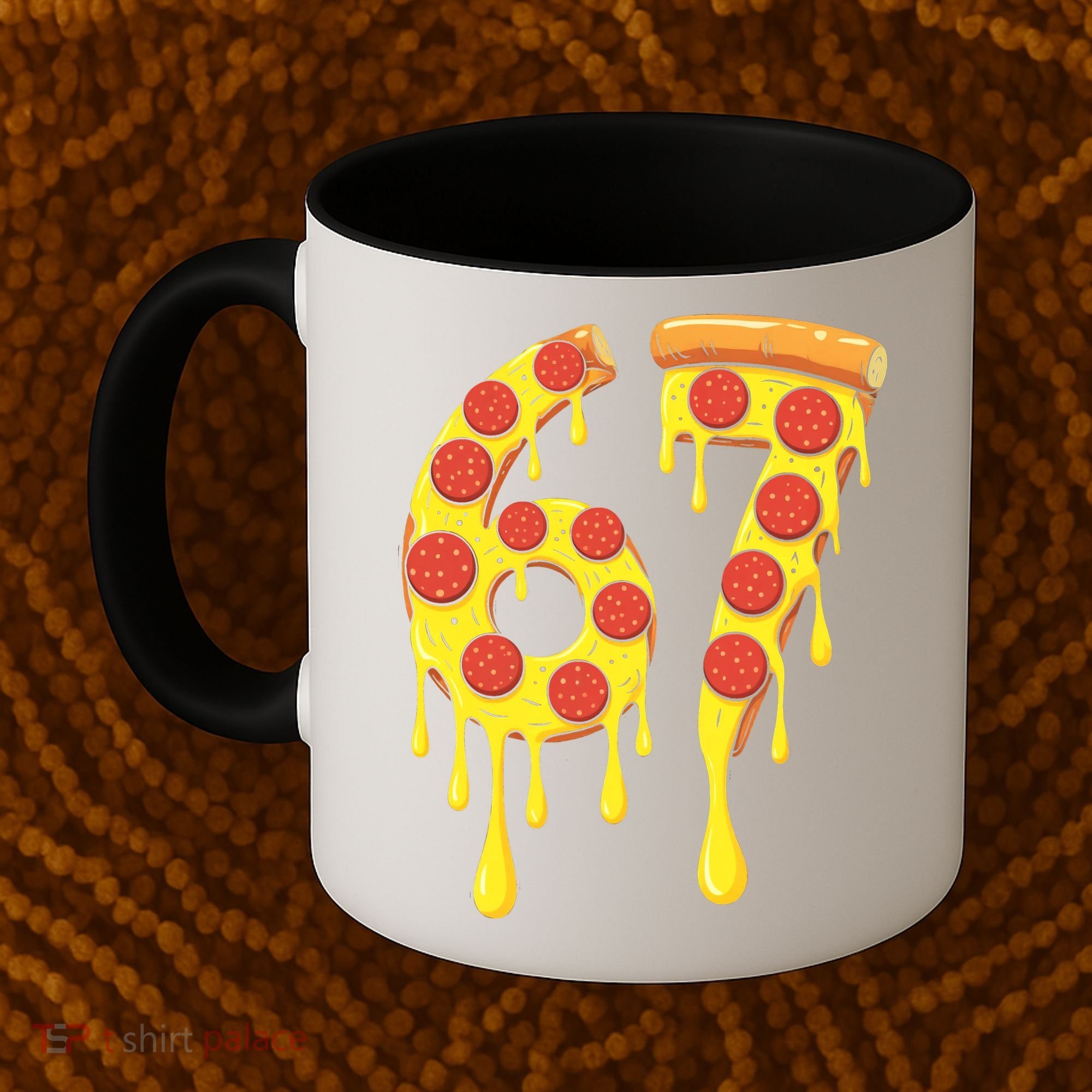 67 Pizza Slice School 6-7 Six Seven Meme Coffee Mug