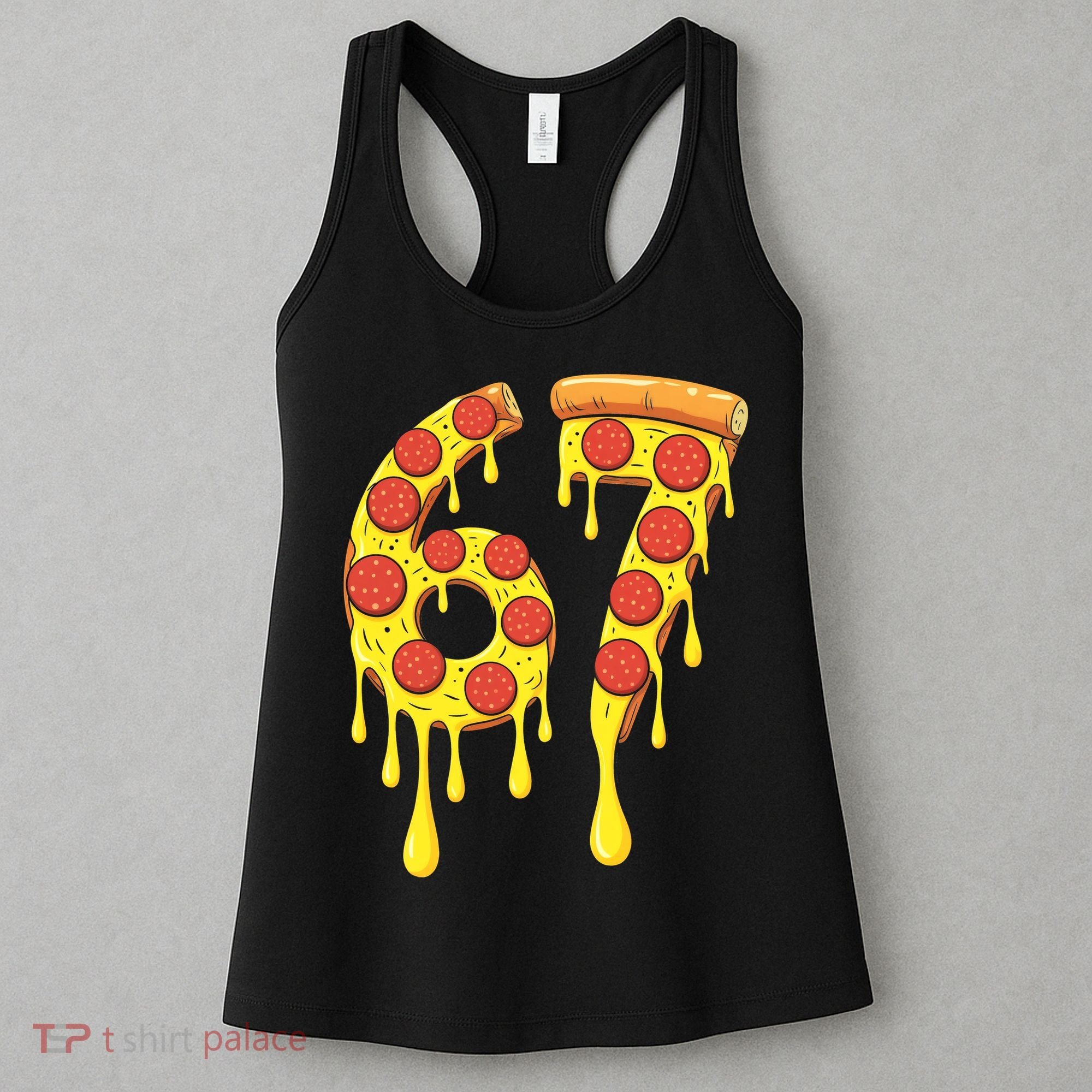 67 Pizza Slice School 6-7 Six Seven Meme Women's Tank Top