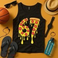 67 Pizza Slice School 6-7 Six Seven Meme Tank Top thumb 4