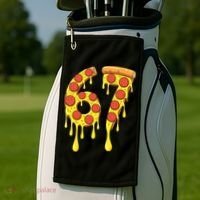 67 Pizza Slice School 6-7 Six Seven Meme Golf Towel thumb 2