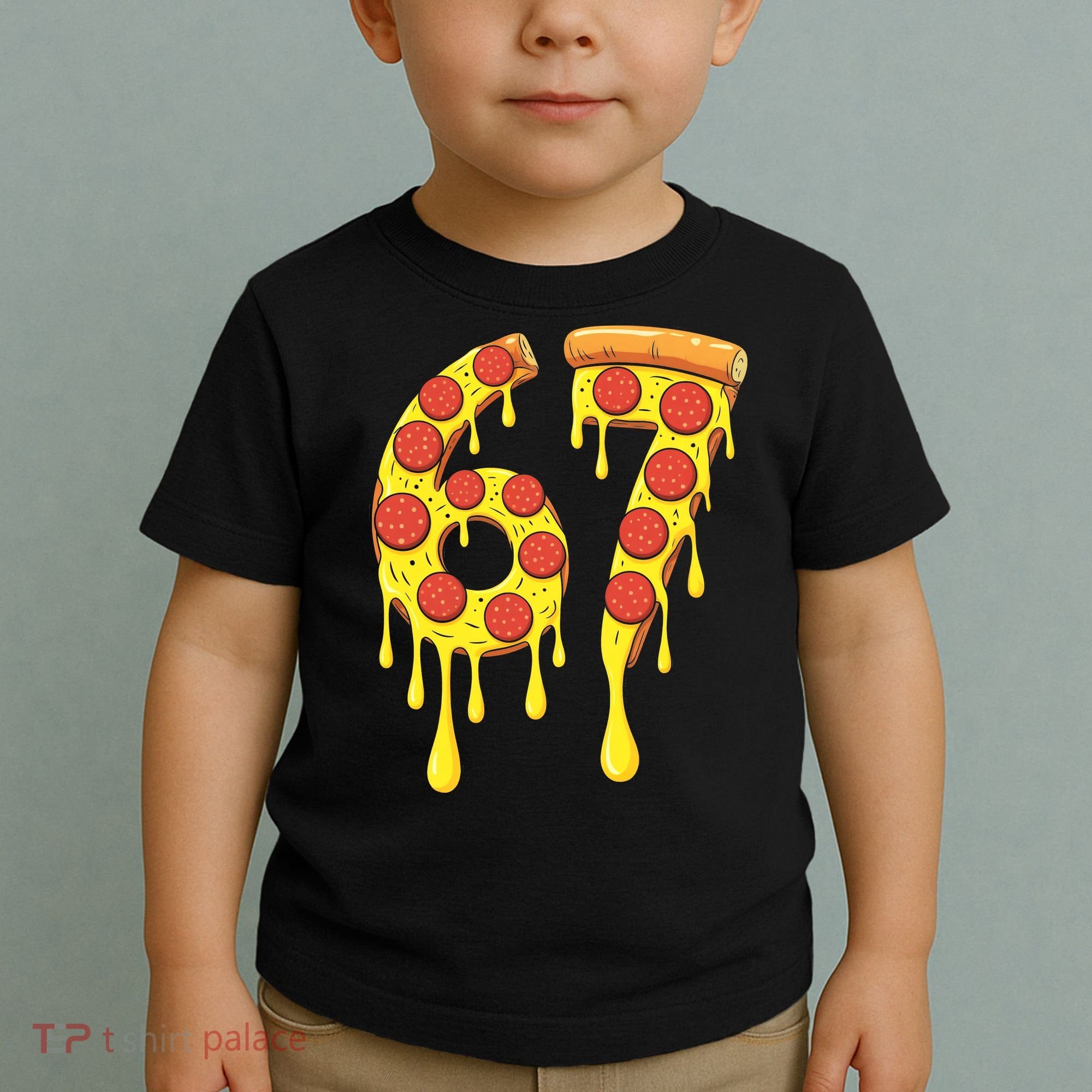 67 Pizza Slice School 6-7 Six Seven Meme Toddler T-Shirt