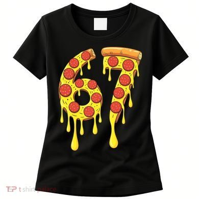 67 Pizza Slice School 6-7 Six Seven Meme Women's T-Shirt