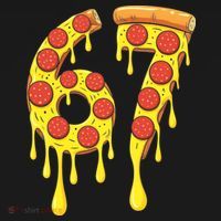 67 Pizza Slice School 6-7 Six Seven Meme Kids Sweatshirt thumb 2
