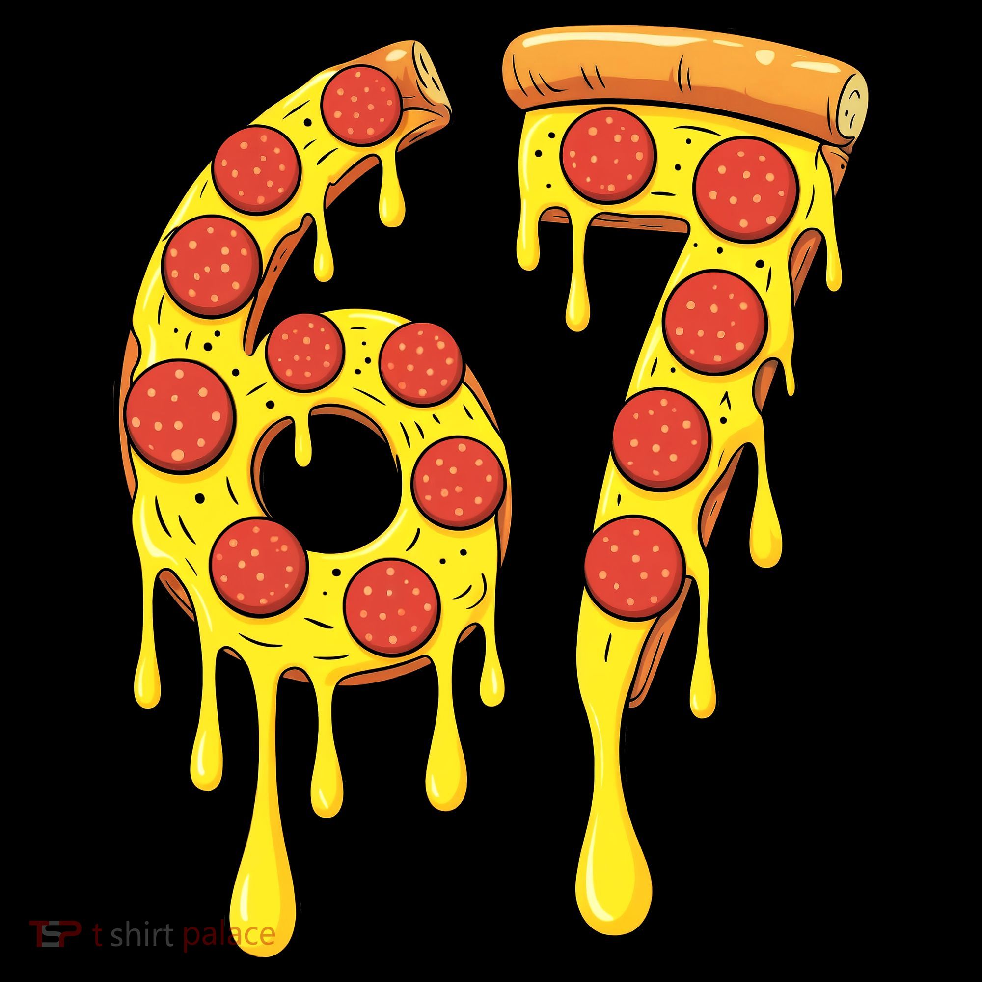 67 Pizza Slice School 6-7 Six Seven Meme Kids Sweatshirt