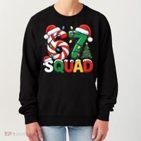 67 Squad Christmas Candy Cane Funny Meme Women's Sweatshirt thumb 0