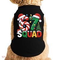 67 Squad Christmas Candy Cane Funny Meme Doggie Tank thumb 0