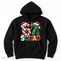 67 Squad Christmas Candy Cane Funny Meme Hoodie thumb 0