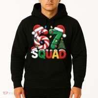 67 Squad Christmas Candy Cane Funny Meme Hoodie thumb 2