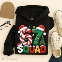 67 Squad Christmas Candy Cane Funny Meme Hoodie thumb 4
