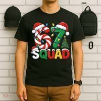 67 Squad Christmas Candy Cane Funny Meme T-Shirt thumb 6