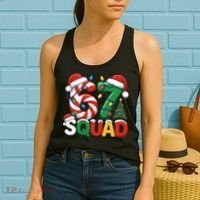 67 Squad Christmas Candy Cane Funny Meme Women's Tank Top thumb 2