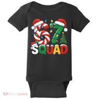 67 Squad Christmas Candy Cane Funny Meme Baby Bodysuit thumb 0
