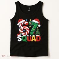 67 Squad Christmas Candy Cane Funny Meme Tank Top thumb 2