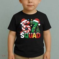67 Squad Christmas Candy Cane Funny Meme Toddler T-Shirt thumb 2