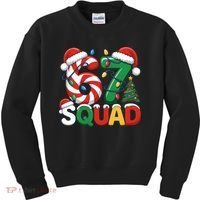 67 Squad Christmas Candy Cane Funny Meme Kids Sweatshirt thumb 0