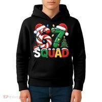 67 Squad Christmas Candy Cane Funny Meme Kids Hoodie thumb 4