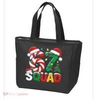 67 Squad Christmas Candy Cane Funny Meme Tote Bag thumb 3